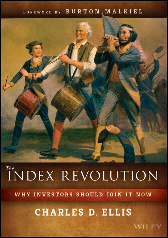 Couverture de livre représentant trois hommes en tenue historique jouant du tambour et de la flûte, avec le titre 'The Index Revolution'.