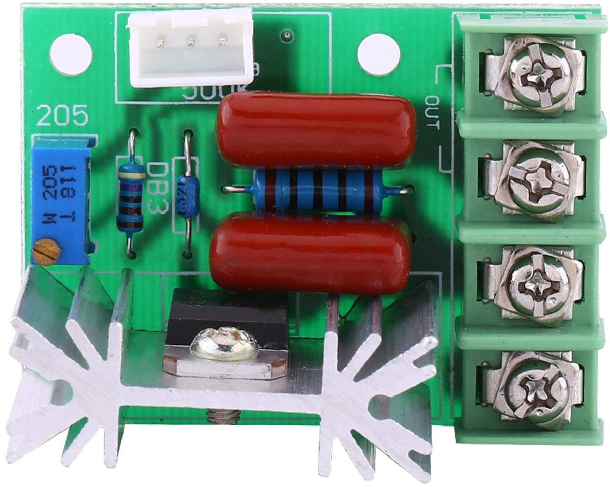 aladdien - Spanningsregelaar - Temperatuurregeling - 2000W - Compact - Motorregeling - Voor elektrische apparaten - Geschikt voor diverse toepassingen