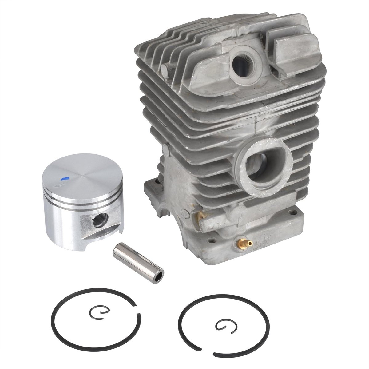 aladdien - Cilinder Piston en Ring Clips Kit - Vervangend Onderdelen - 46mm - Hoogwaardige Kwaliteit - Inclusief Pin en ...