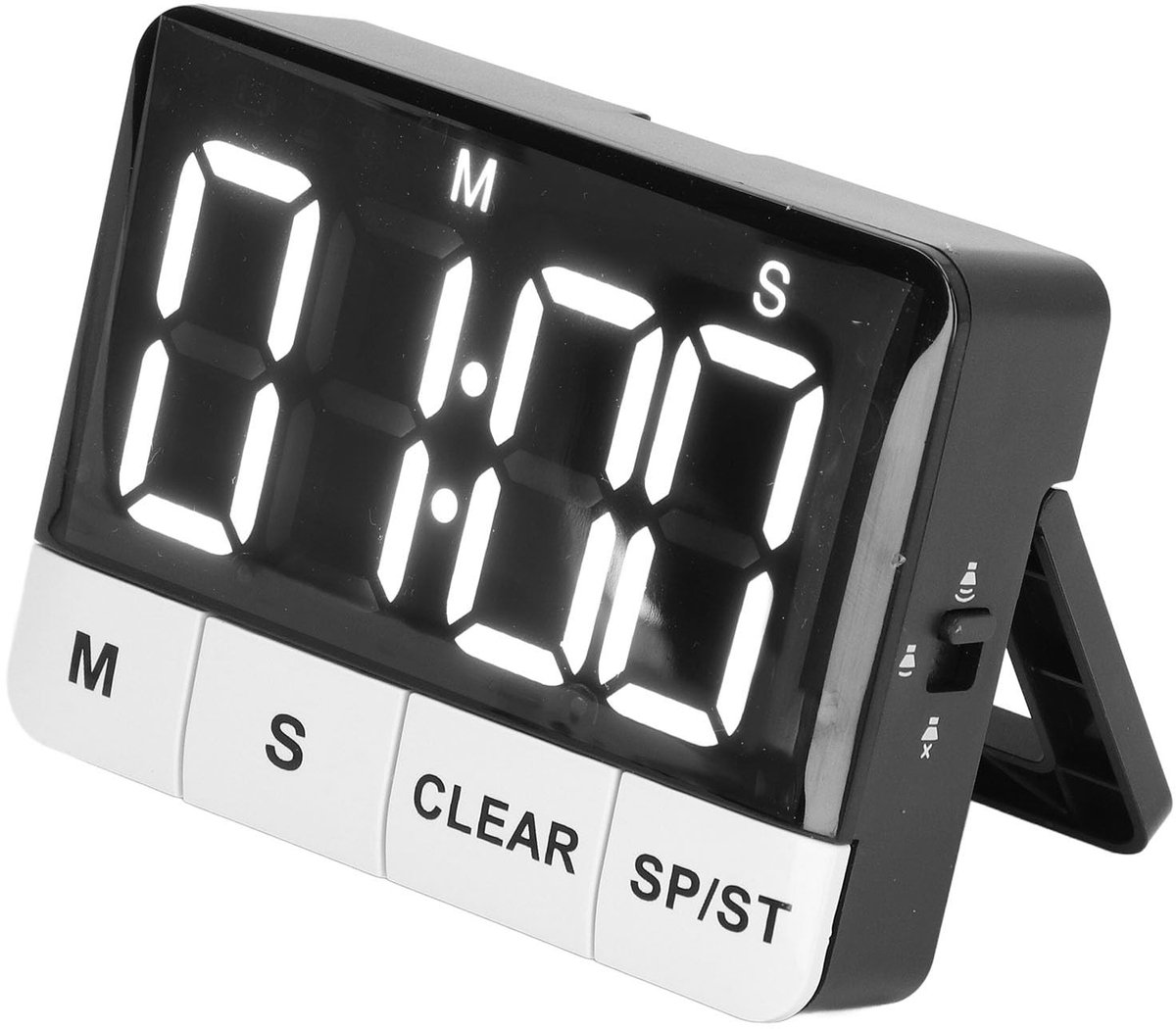 aladdien - Digitale keukentimer - Countdown timer - Handig voor koken - 4 herinneringsmodi - Geschikt voor fitness en bakken - LED display