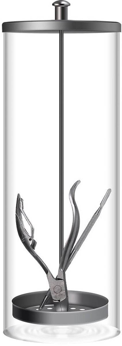Vt products - Desinfectiepot - 9 Inch - Handig voor salon gebruik - Steriliseren van instrumenten - Vaatwasserbestendig - Voor kleine instrumenten
