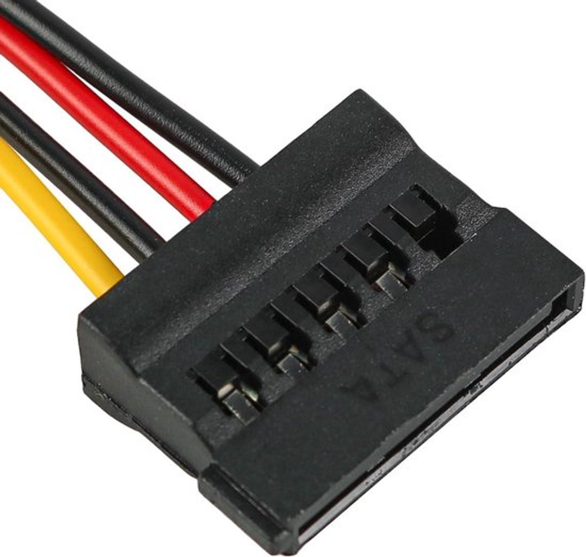 15-pins SATA-verlengkabel voor harde schijven en DVD-RW-spelers (5-pack 20 cm)
