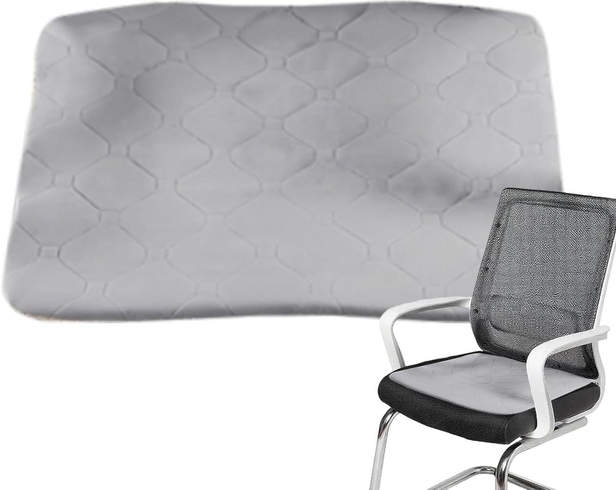Verwarmd Zitkussen - Stoelverwarmer - Comfort in Kou - 6 Temperatuurstanden - 45x45cm - Grijs