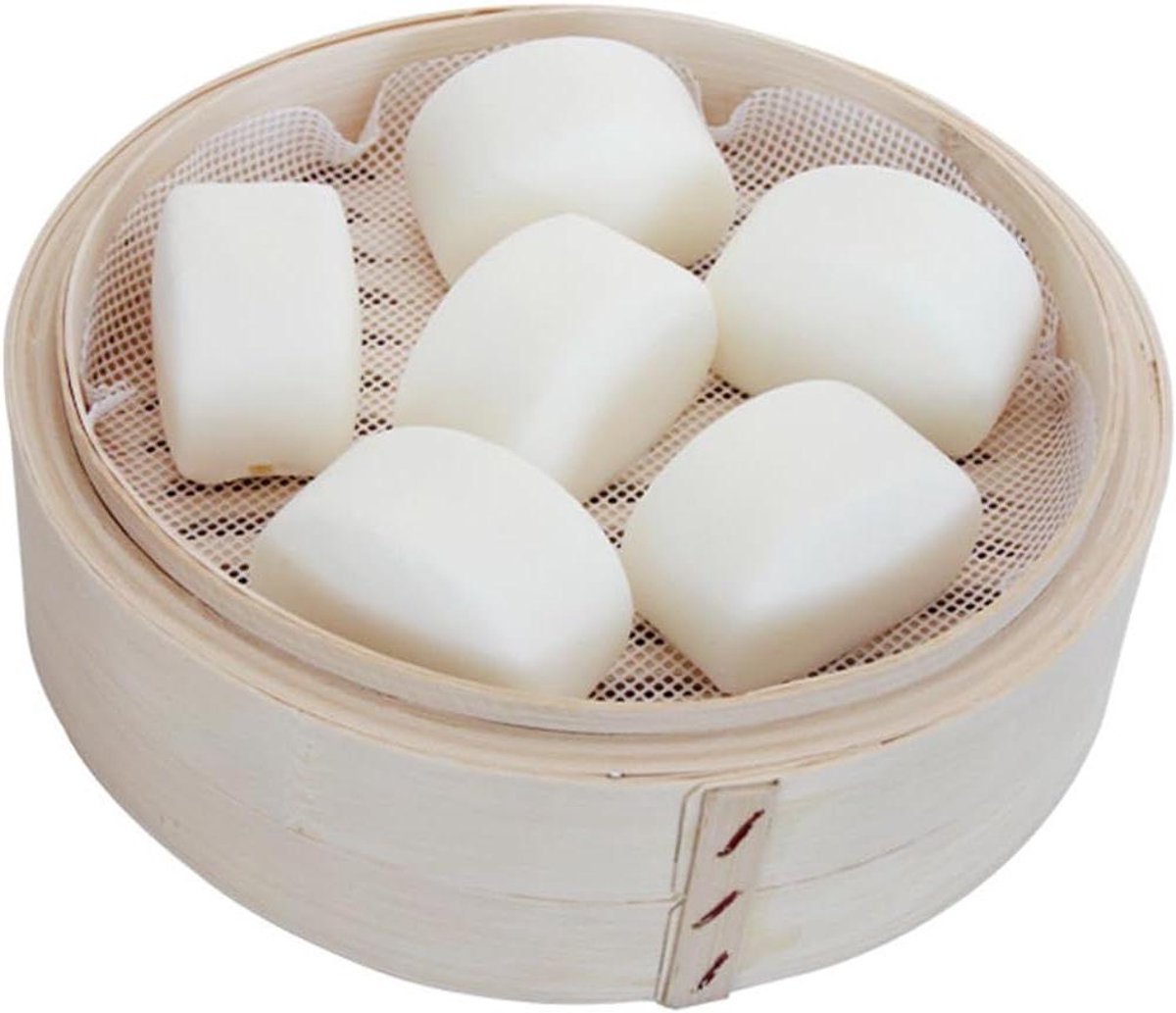 Stoommatten Set - Non-stick Pads - Gezond Koken - Uniforme Poriën - 5 Stuks 24-38cm - Wit