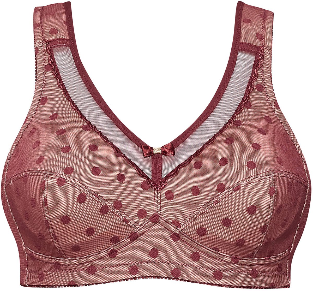 BH zonder beugel prints Susa | extra ondersteuning | Rood