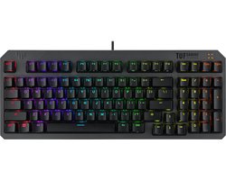 ASUS TUF Gaming K3 Gen II - toetsenbord USB mechanisch - Kailh Red - Gun Metal Grijs