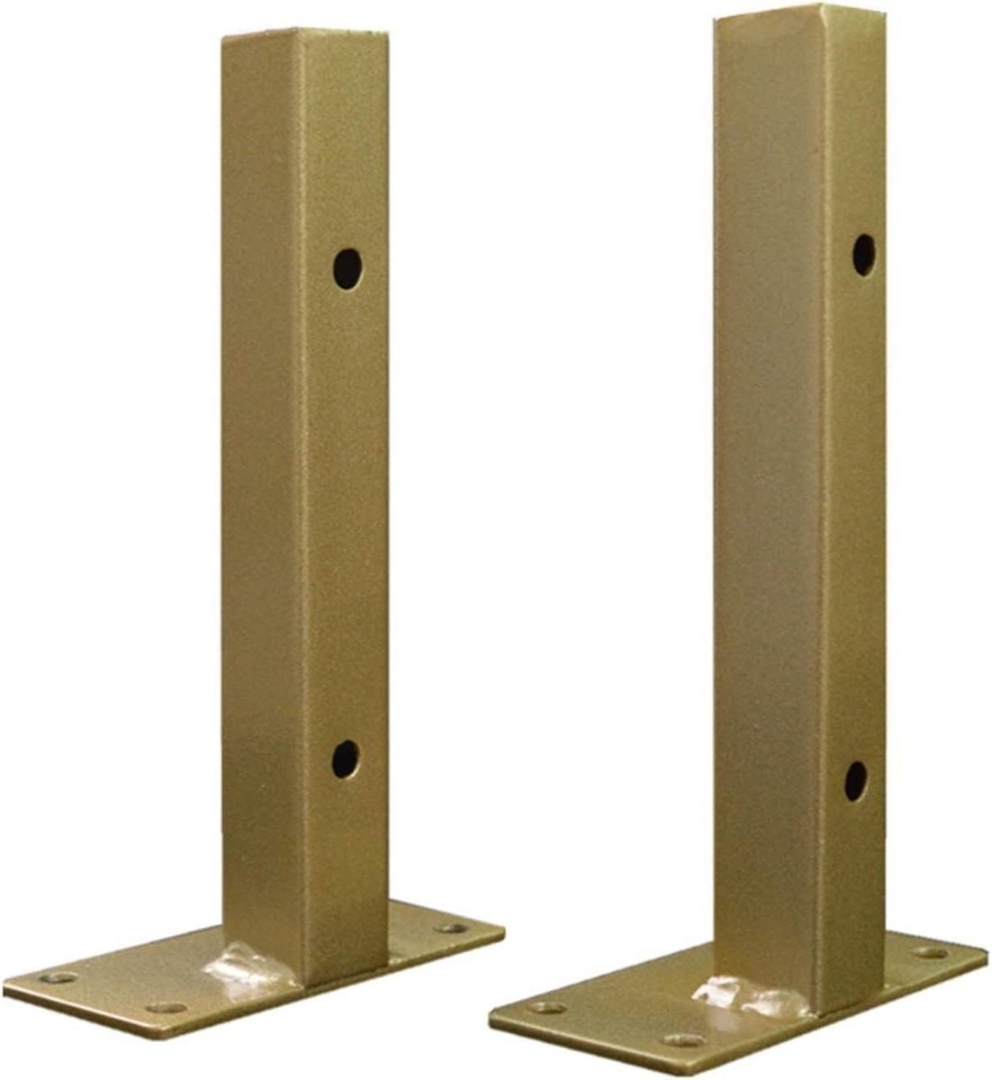 Plankbeugels - Wandsteunen - Planken Monteren - Zware Kwaliteit - Set van 2 - Goud