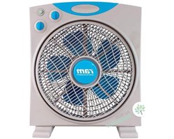 Platte ventilator - Vierkante ventilator - Ruimte koelen - Energiezuinig - 30 cm - Zilver
