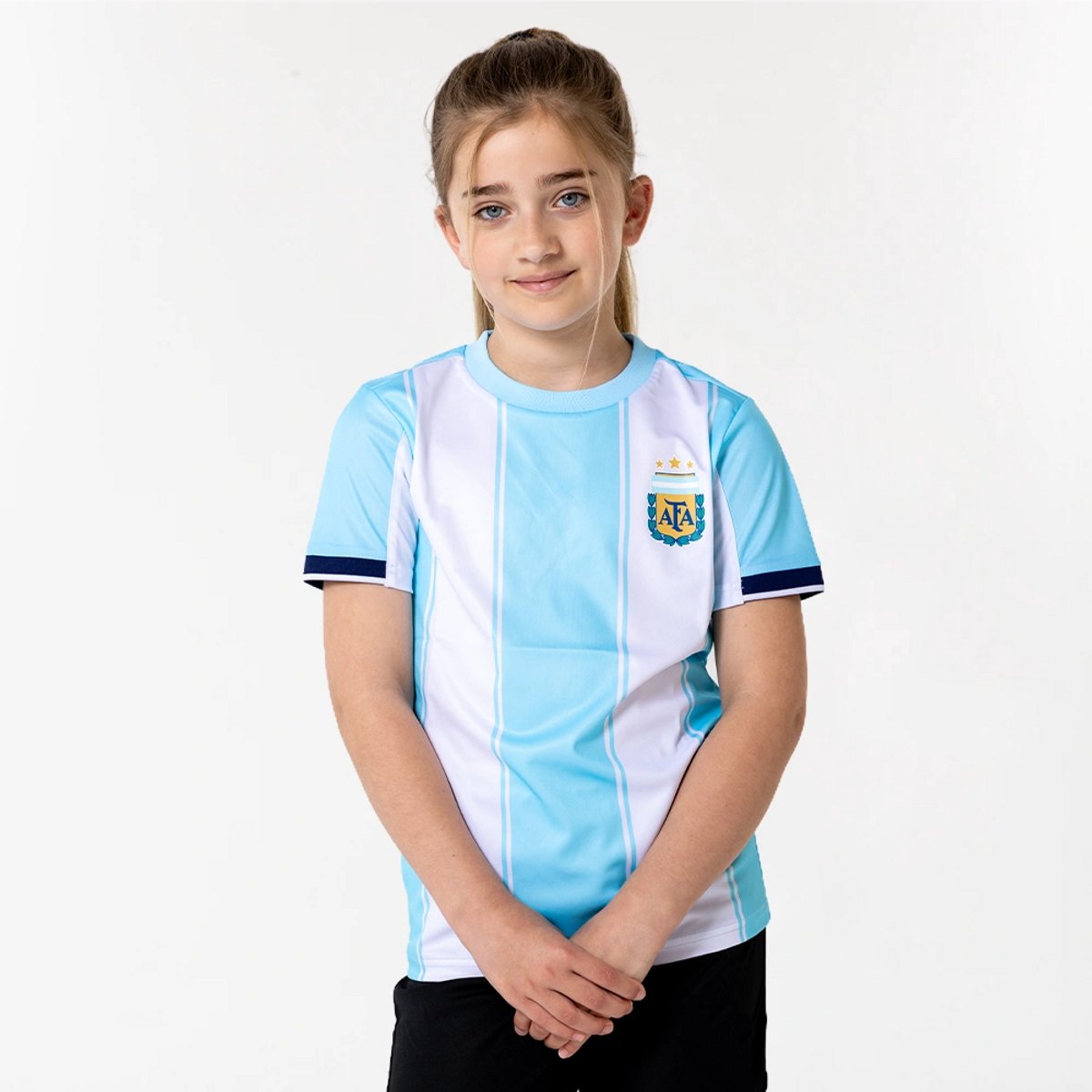 Argentinië Thuis Shirt Kids - Maat 116 t/m 164 - Voetbalshirt Kind - Officiële AFA Fanmerchandise