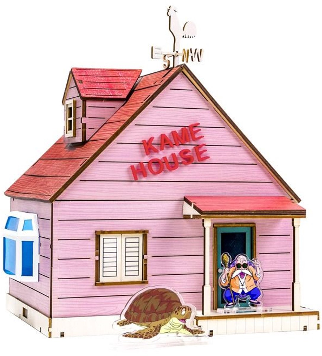 Dragon Ball Puremind Wooden Kit Kame House - 318 pieces
