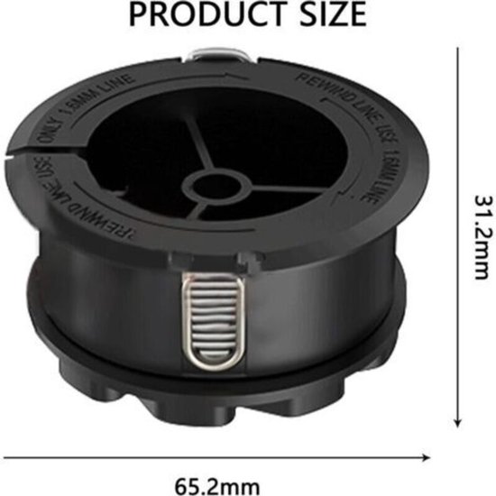 Geschikt geschikt voor Bosch Universal GrassCut 18 18-26 18-260 F016800570 grasmaaierdraadhaspels (geschikt geschikt voor dop, 4-pack) — afbeelding 2