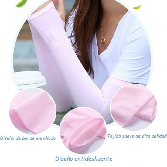 5 Stuks - Armbeschermer - Golf Verkoelende Armmouwen - Set Fiets Armwarmers - Zonbescherming - Baseball Zonmouwen - Compressie Arm Sleeves - UV Bescherming - Sleevewarmers - Voor Hardlopen, Basketbal, Voetbal, Volleybal, Paardrijden en Gaming — afbeelding 2