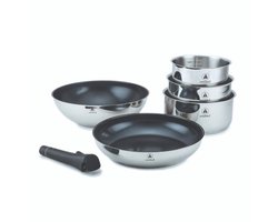Set 6 pièces amovible 'réactif' inox Laguiole LA-9120815
