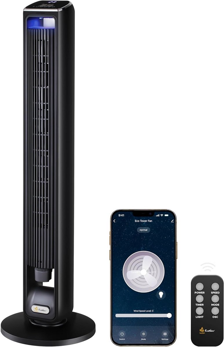 Elektrische Toren Ventilator voor Huis en Kantoor - Krachtige & Stille Koeling
