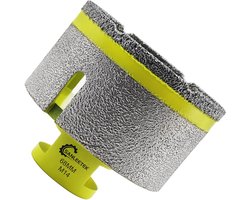 Diamond Tile Drill Bit 68mm Diamond Finger Cutter Hole Saw Drill Bit Drill Bit Grinding for Porcelain Ceramic Tiles Granite Marble Artificial Stone M14 Thread SANLEETEK