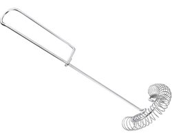 Roestvrij Staal Garde - Keuken Garde - Snel Mengen - Halfautomatisch Zelfdraaiend - One Size - Zilver