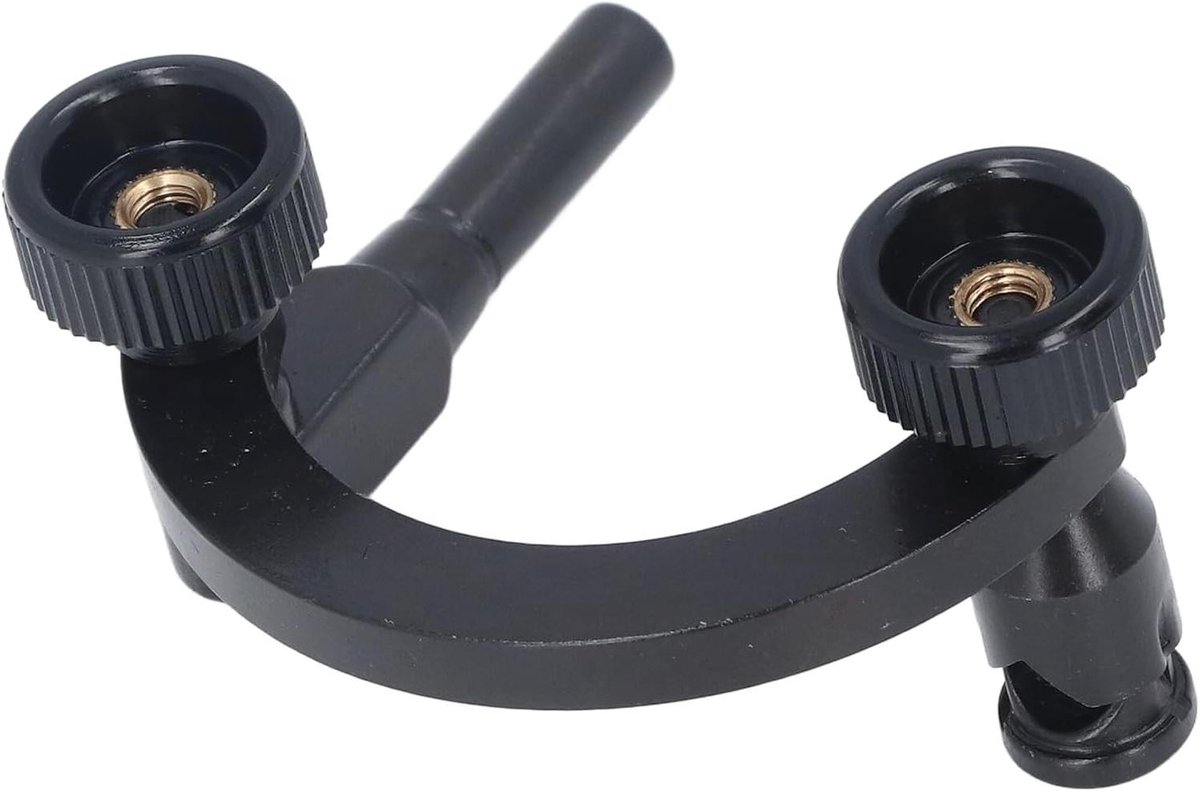 Meetklok houder - Indicator houder - Precisie metingen - Gemaakt van staal - 8mm gat - Zwart