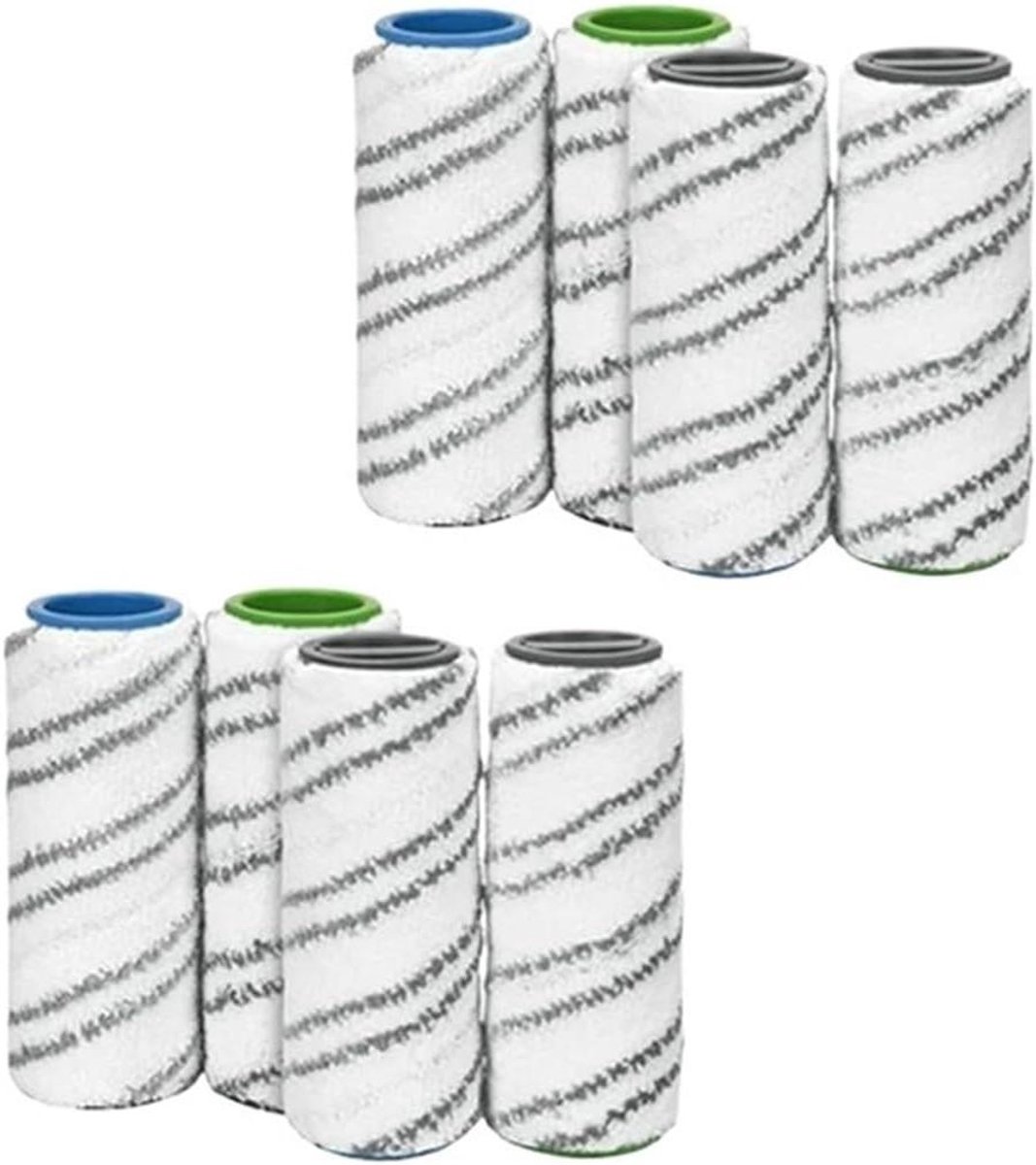 Vloerrol Borstelreiniger - Hoofdborstel Onderdelen - Stofzuiger Onderhoud - Duurzame Milieuvriendelijke Materialen - 60x150mm - Geel/Grijs