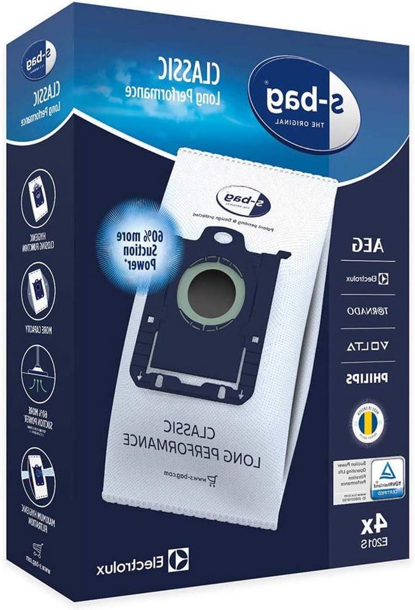 Stofzuigerzakken - S-bag zakken - Stofzuigen - Synthetische duurzame tas - 4 stuks - Wit