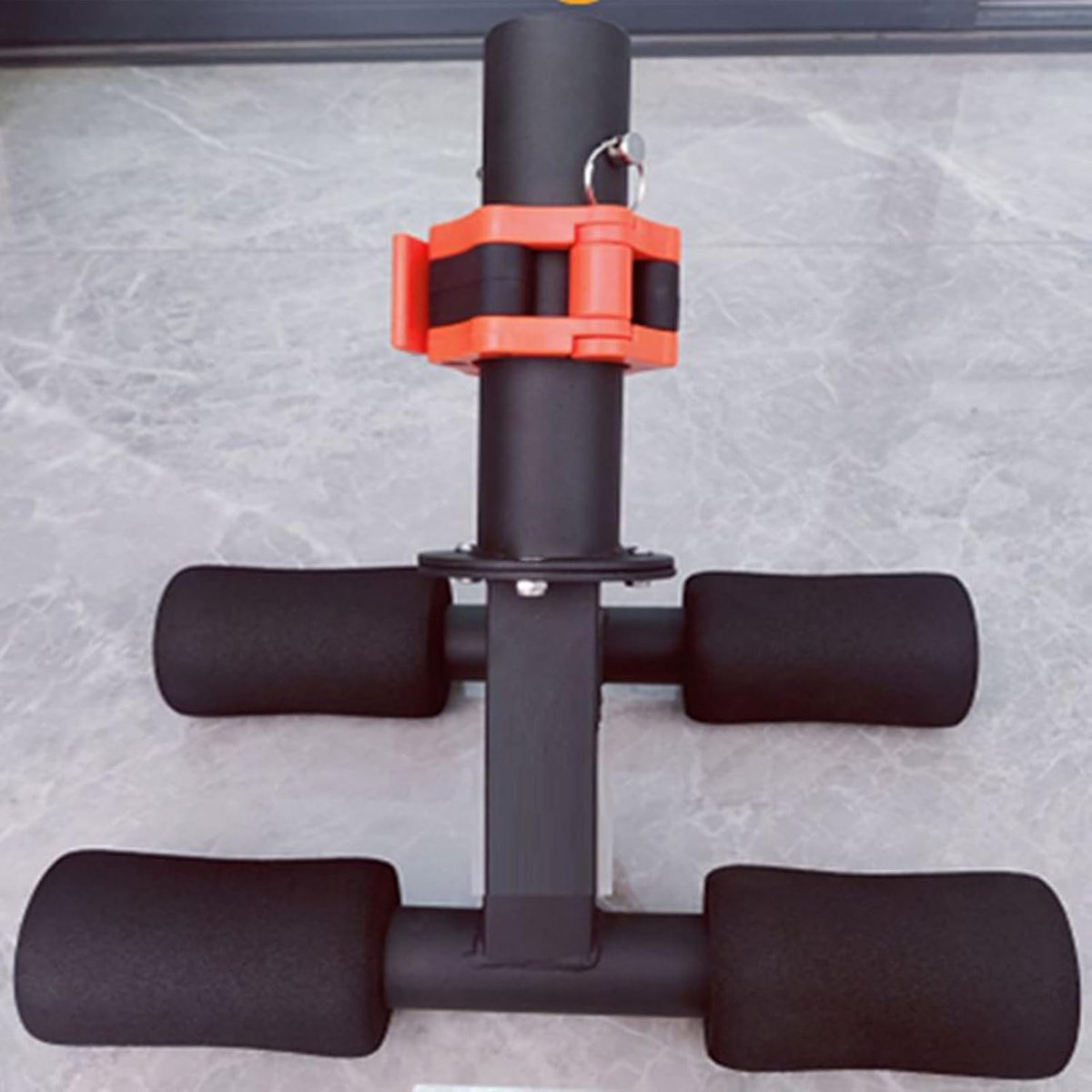 Tibialis Trainer - Beentrainer Fitness - Spierversterking Onderbeen - Dubbele Bevestiging - 5 cm Pijpdiameter - Zwart