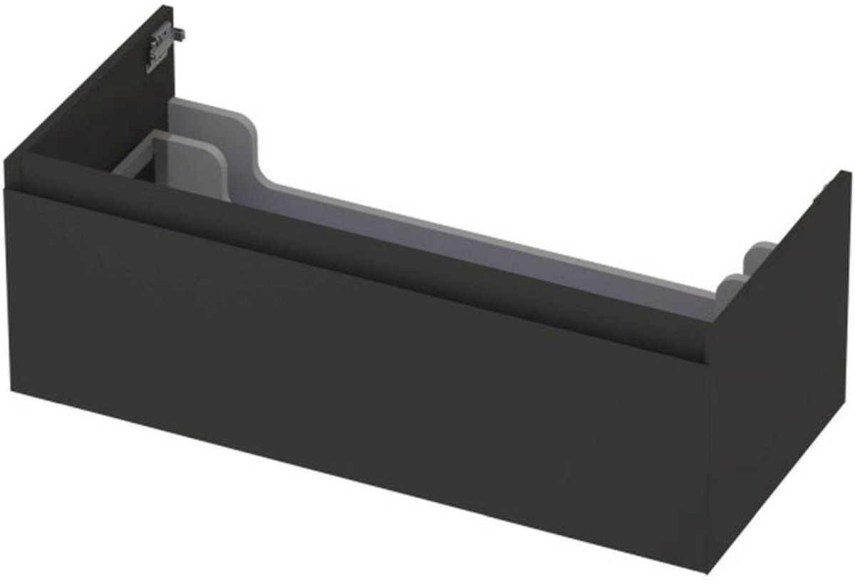 INK - Onderkast 1 Lade Greeploos Gelakt 45gr - 1000x450x350 Mm - Mat Antraciet