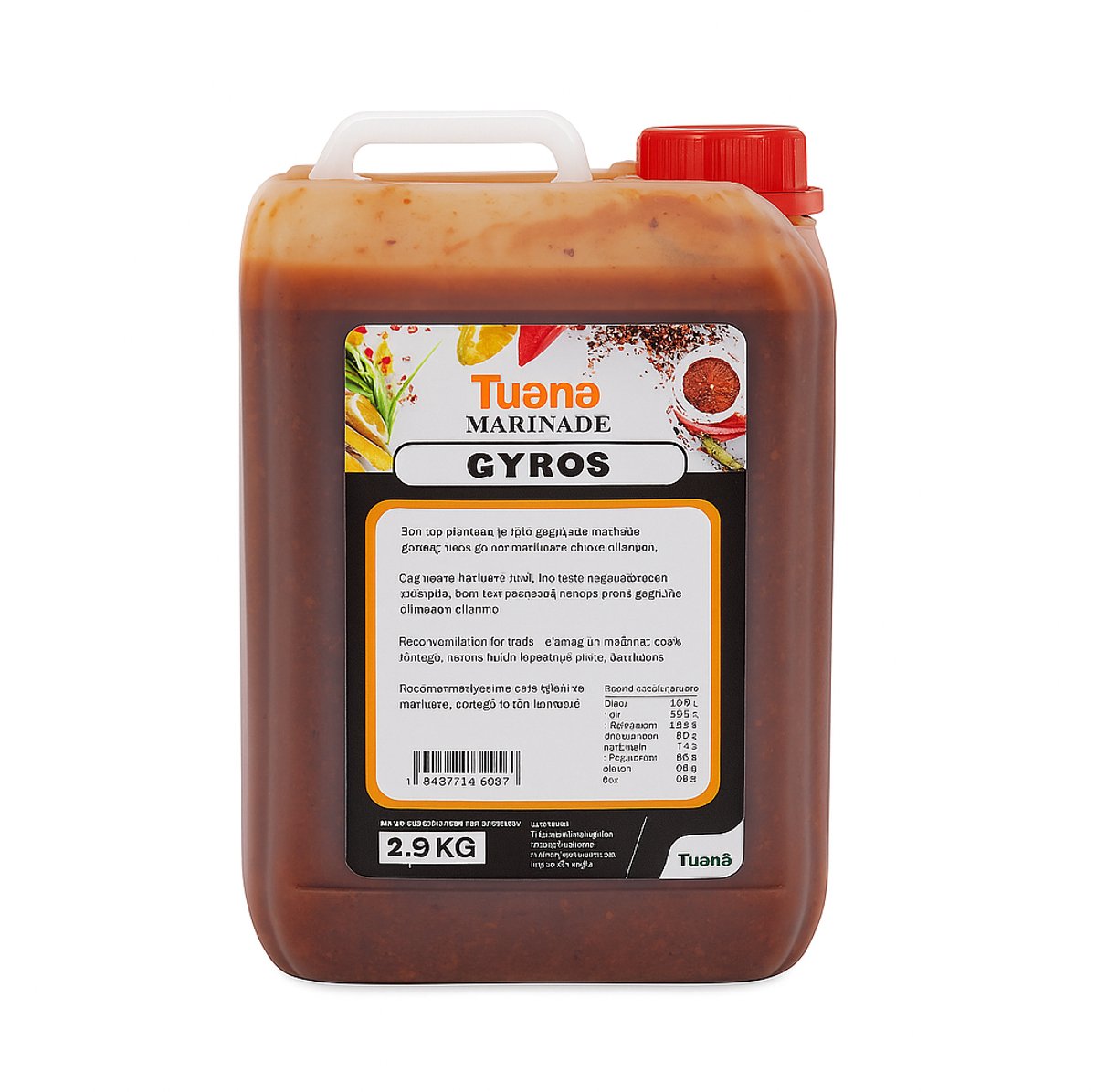 Tuana Kruiden - Gyros Marinade - 2.9 Kg - SMARI1BB