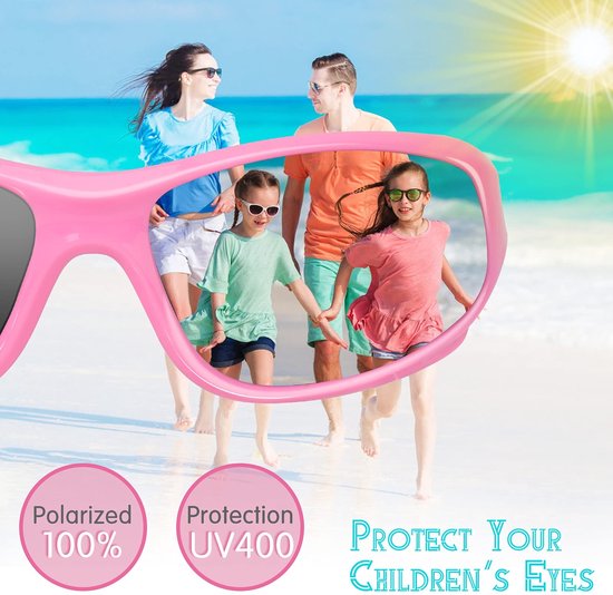 Allecto - Zonnebril voor kinderen - Gepolariseerde sportbril - 100% UV400 bescherming - Geschikt voor jongens en meisjes - Perfect voor buitenactiv... van Merkloos — afbeelding 5