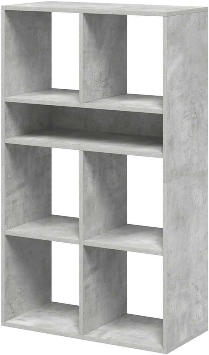 Boekenkast - Opbergkast boekenrek - Boeken organiseren - Stabiel bewerkt hout - 66x31x112
