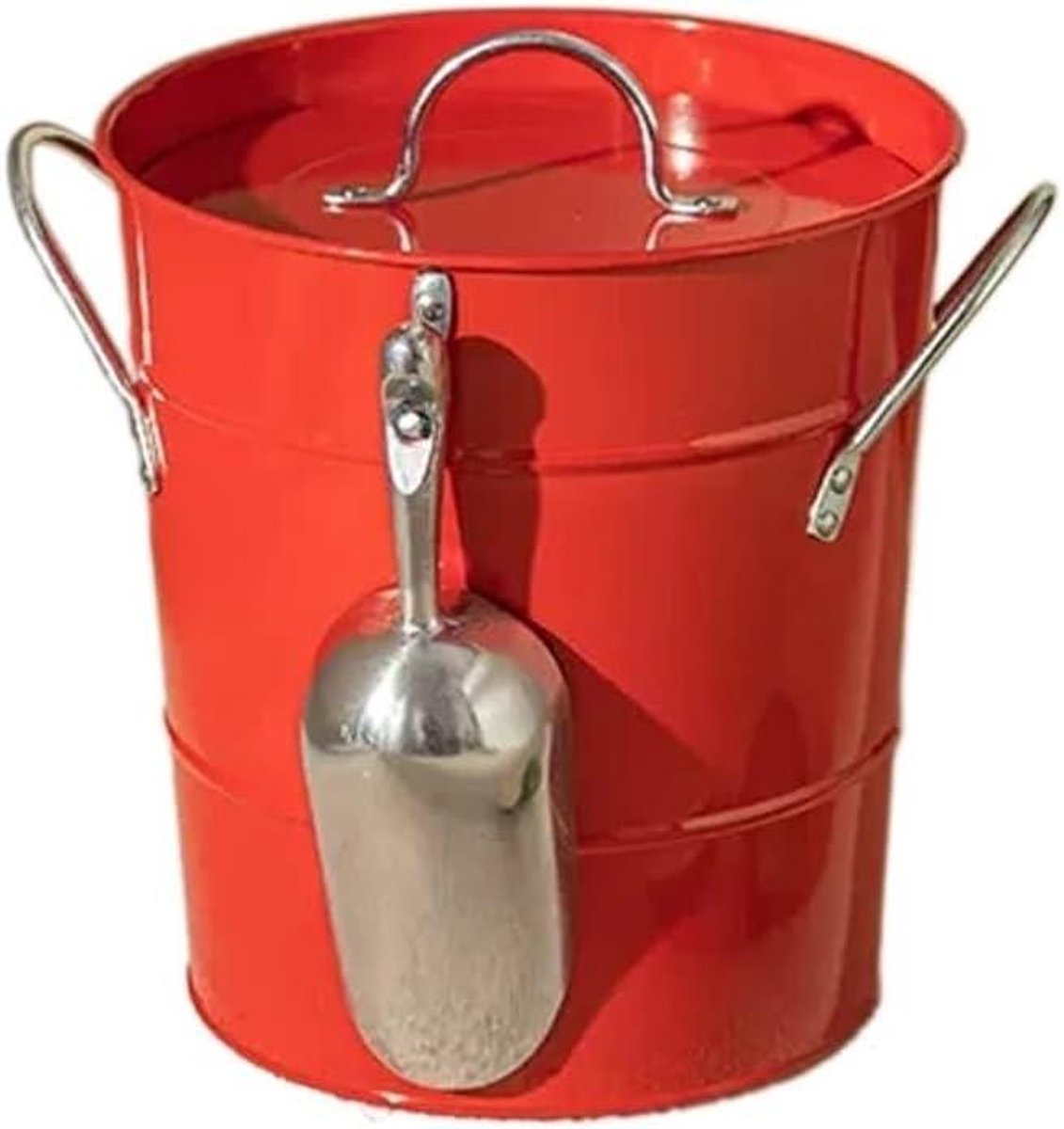 IJsemmer Dubbelwandig - Gekoelde Bak - Dranken Koelen - Met Schep en Deksel - 3.5 Liter - Metaal