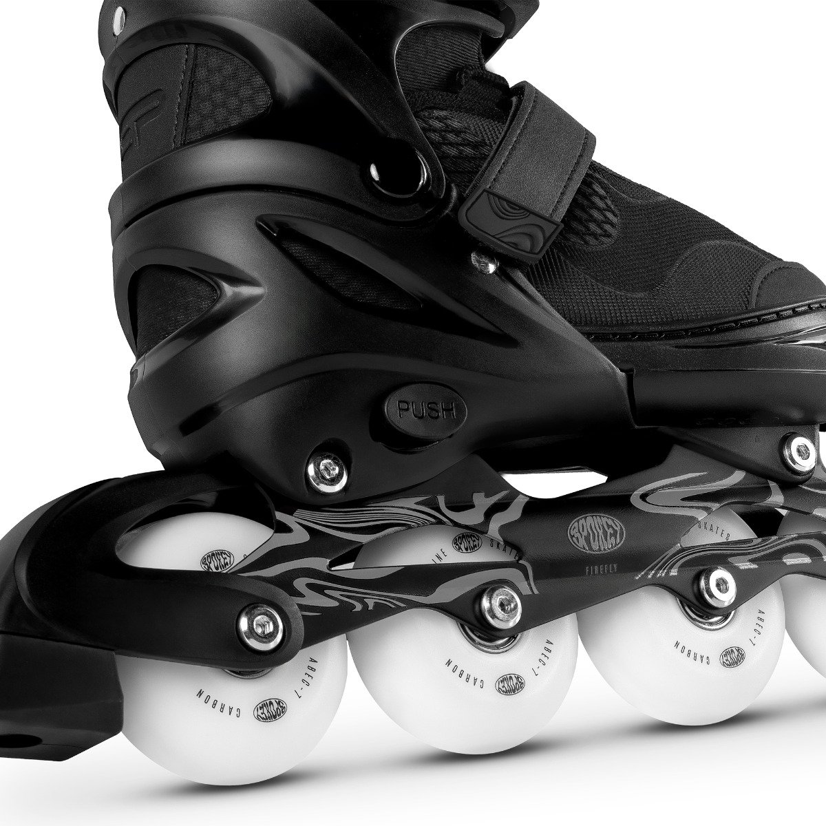 Spokey FIREFLY Inlineskates – 35-38 Zwart