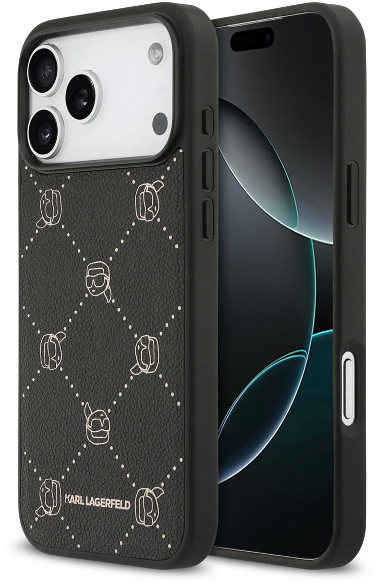 Karl lagerfeld telefoonhoesje voor iPhone 17 Pro - MagSafe - Black