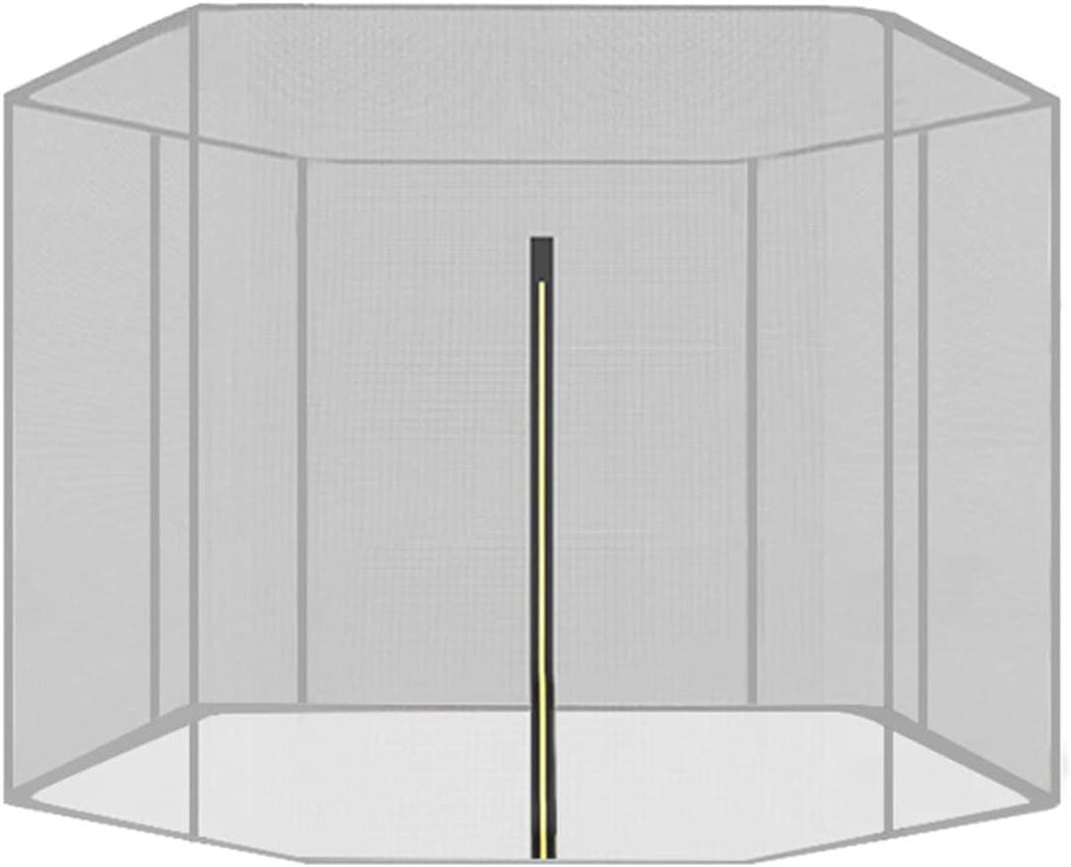 Trampoline veiligheidsnet - Springnet - Veilig Buitenspelen - UV-bestendig Materiaal - Ø 305 cm - Zwart