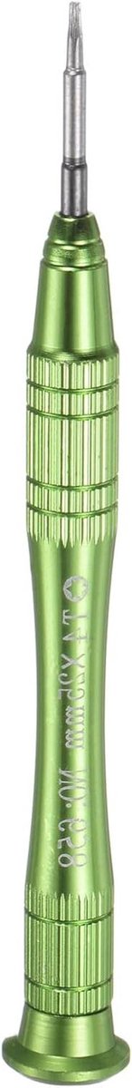 Precisie schroevendraaier - Mini tool - Elektronica reparatie - Magnetische kop - T4 x 25 mm - Groen
