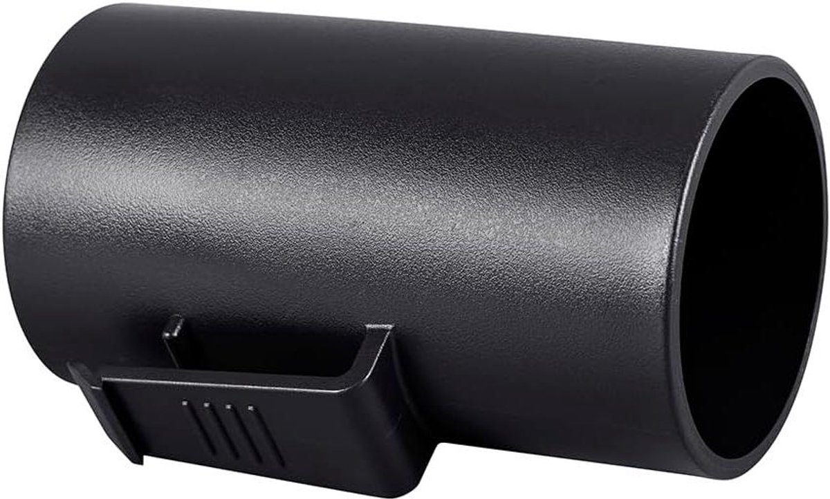Adapter Slang - Hose Connector - Stofafzuiging - Naadloze Overgang - 64mm naar 48mm - Zwart