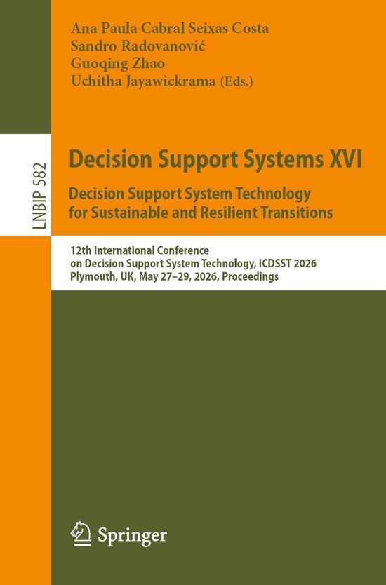 Springer Nature Proceedings Computer Science - Decision Supp ... - cover