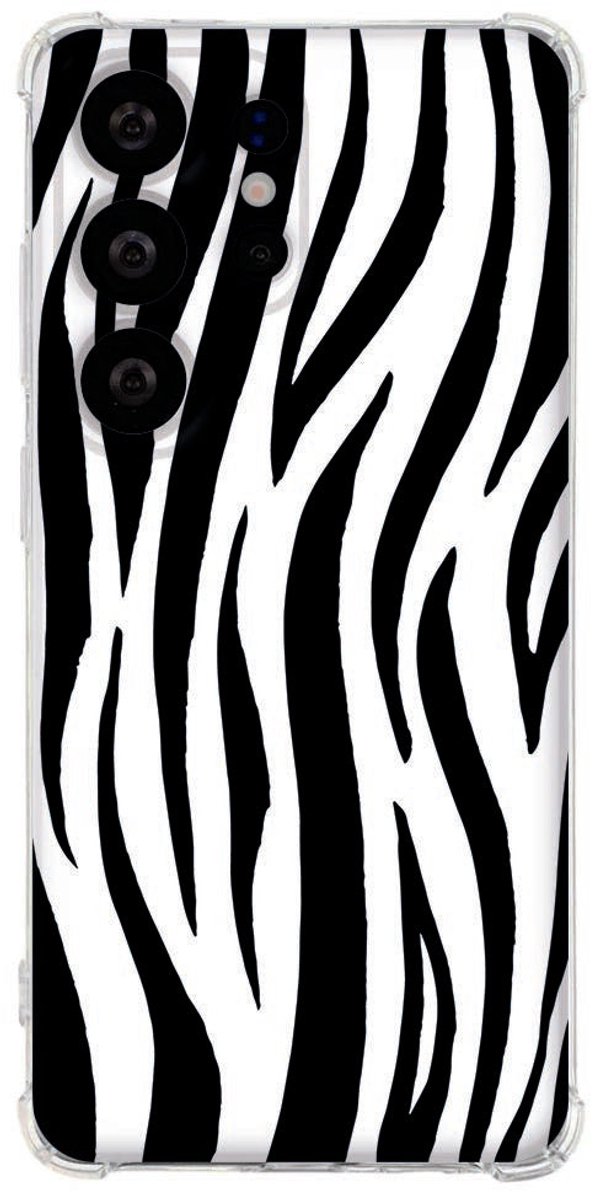 Flexibele Backcover Hoesje Samsung Galaxy S26 Ultra Zebra Antishock