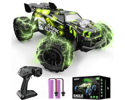 DEERC RC-auto met LED-verlichting – 2,4 GHz monstertruck all-terrain