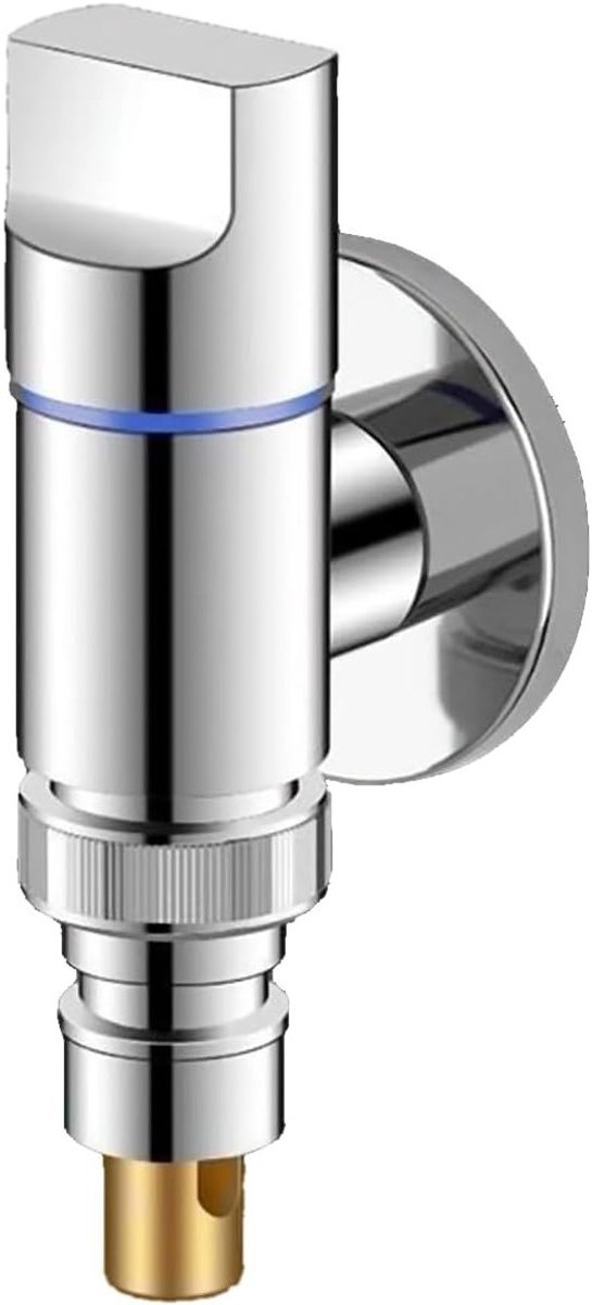 Kraan voor Wasmachine met 1/2 inch Aansluiting, Snelle Openingsfunctie en Automatische Afsluiter voor Waterstop, Geschikt voor Wasmachine Slangverbinding