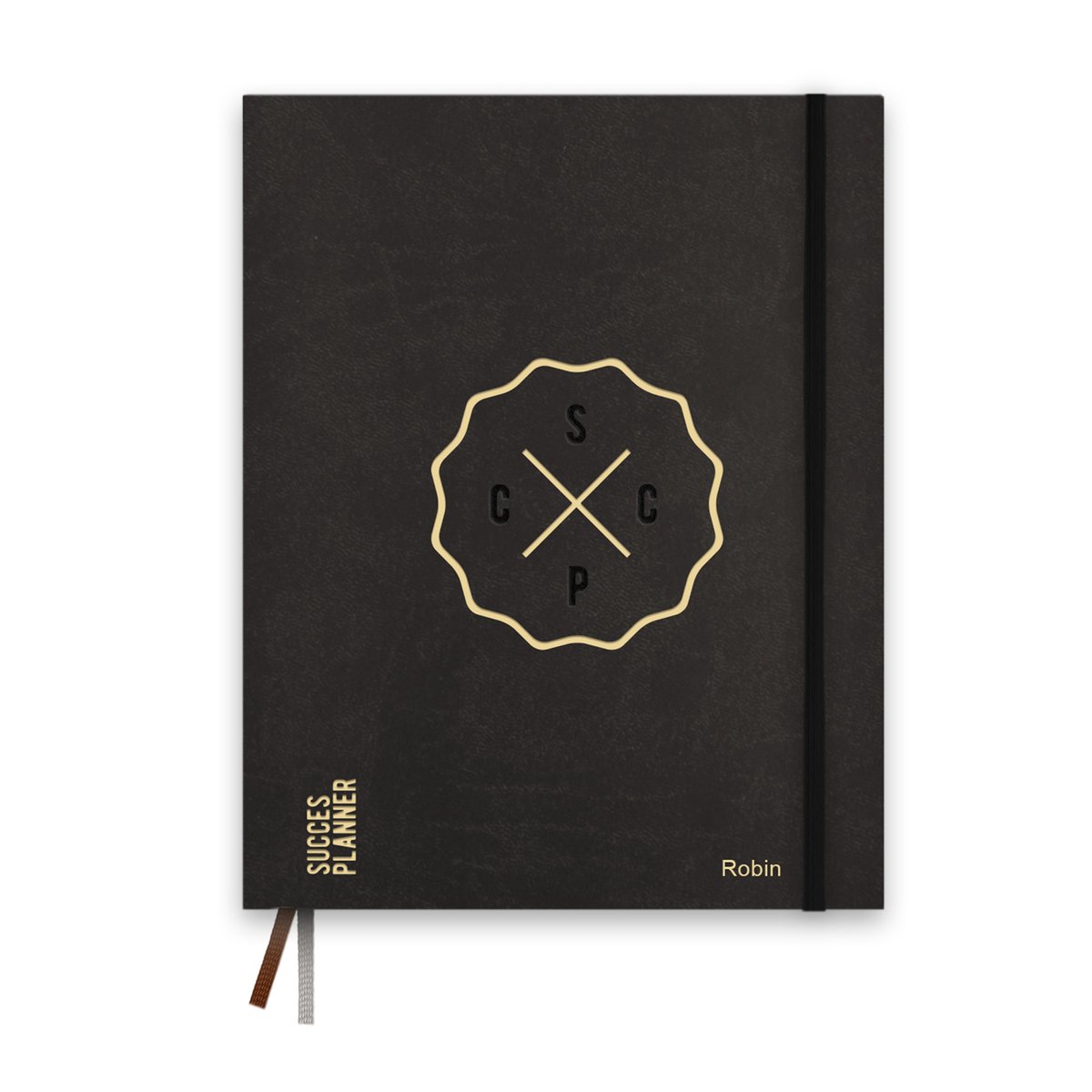 SuccesPlanner ongedateerd (zonder datums) - weekplanner & agenda - privé & business in één planner - Zwart
