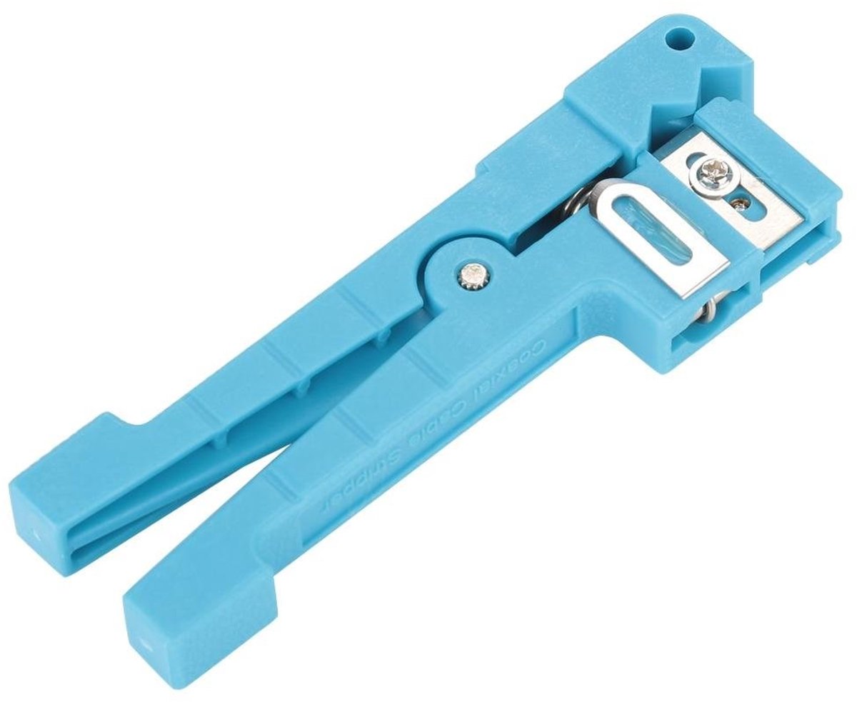 Allecto - Coaxiale Kabelstripper - Fiber Optic Cables - Precisie en gebruiksvriendelijk - Multifunctioneel - Kabelstripper voor diverse kabels - Id...