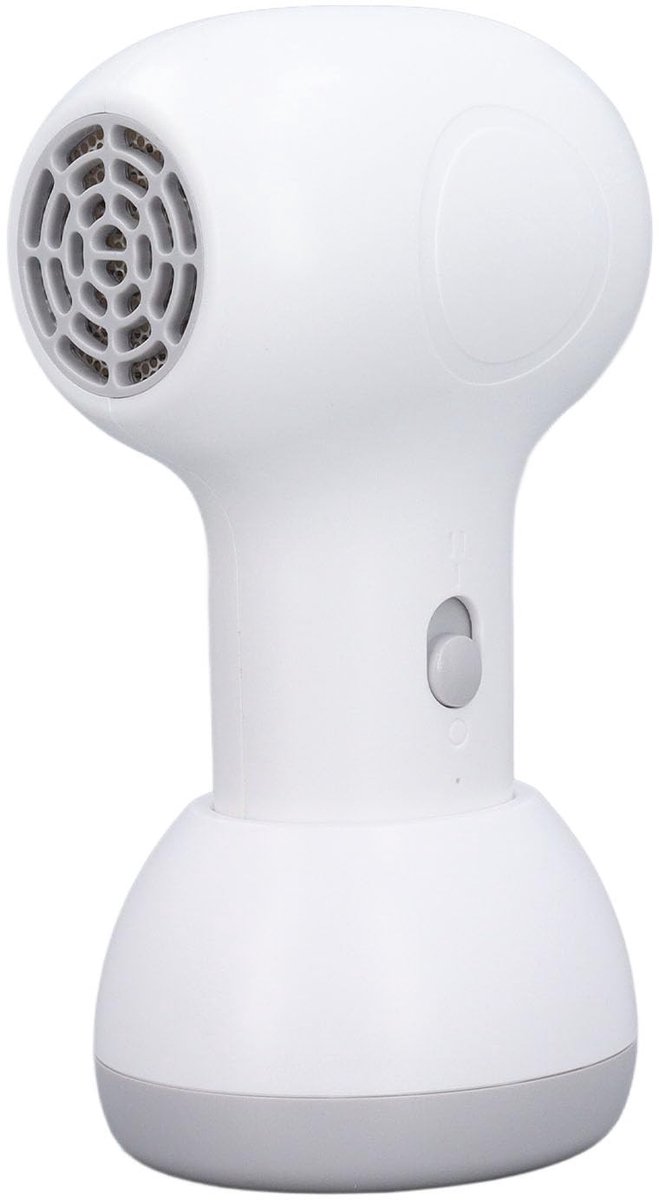 Allecto - Draagbare Mini Haardroger - Stille Compacte Föhn - Wit en Grijs - Laag Geluid - Ideaal voor Thuisgebruik - Perfect voor Reizen