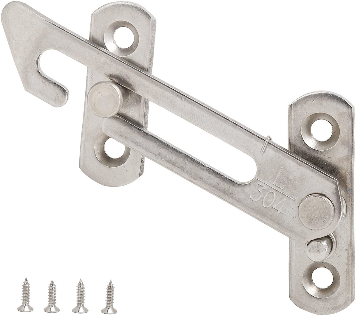 Stainless Steel Raamstopper - Vensterbegrenzer Kindveilig, 65° Opening