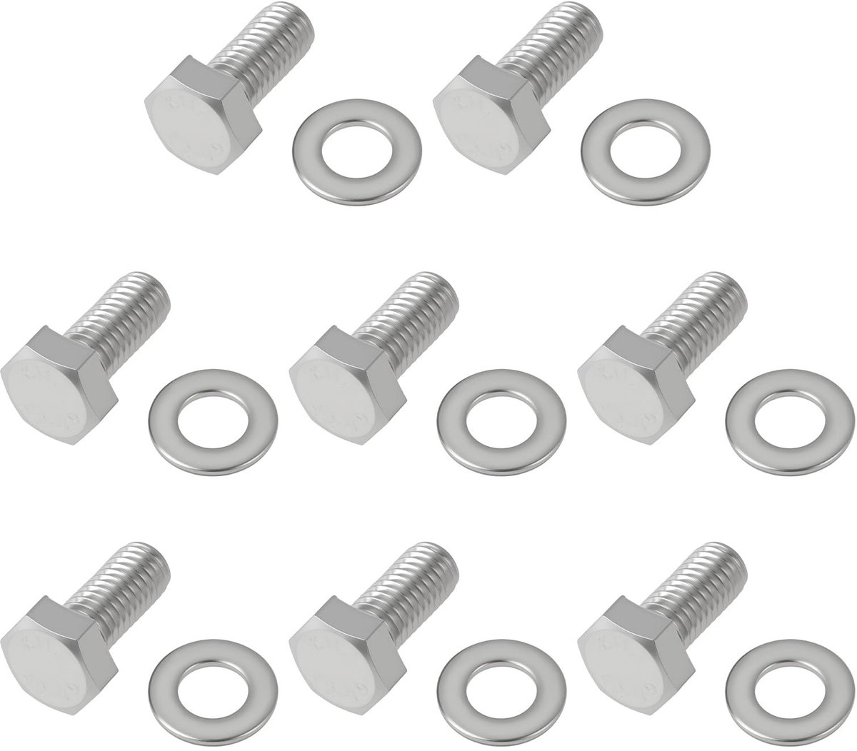 Allecto - M8x18 Schroefset - 8-delig voor VW T3 Deuren - Ideaal voor vervangingen - Hoogwaardige kwaliteit - Geschikt voor VW T3 - Inclusief bevest...