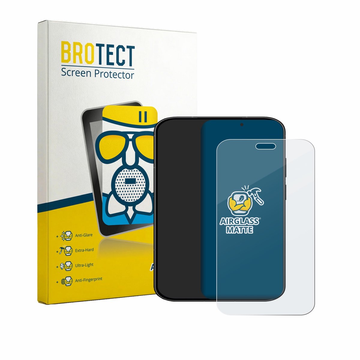 BROTECT - Screenprotector voor Huawei Pura 90 - Folie Beschermfolie Beschermglas matte