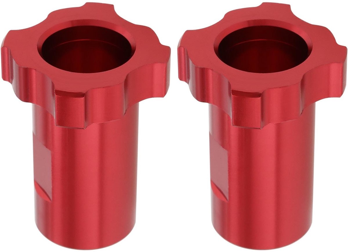 Allecto Aluminium Spuitpistool Connector - 2 Stuks - Rood - M16x1.5mm - Compatibel met Spuitpistool - Perfect voor spuitwerkzaamheden