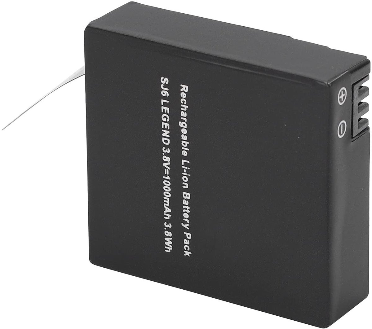 Allecto - Camerabatterij - Lithiumion-batterijen - Langdurige energie - Compacte maat - Sportcamera-accessoire - Oplaadbaar - Geschikt voor SJ6