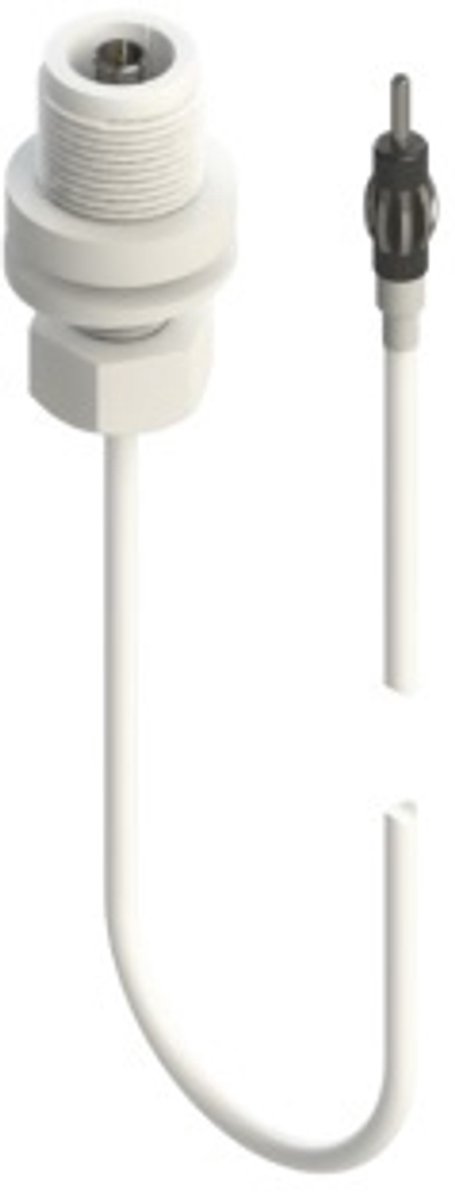Pacific Aerials SeaMaster P6116 FM + AM radio antenne dek doorvoer incl 5m kabel