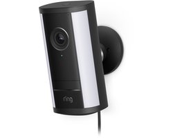 Ring Buitencamera Pro (nieuwste generatie) – Plug-in – Zwart – 4K