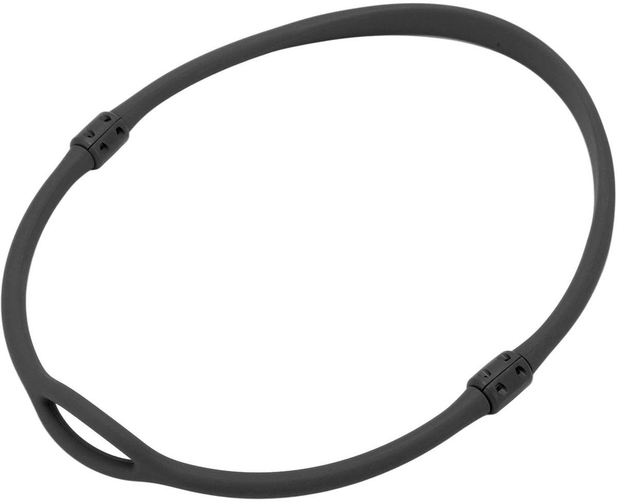 Allecto - Ademautomaathouder - Duiken - Comfortabele siliconen kettinghouder - Zwart - Duikaccessoires - Ademautomaat - Geschikt voor duikers - Zwart