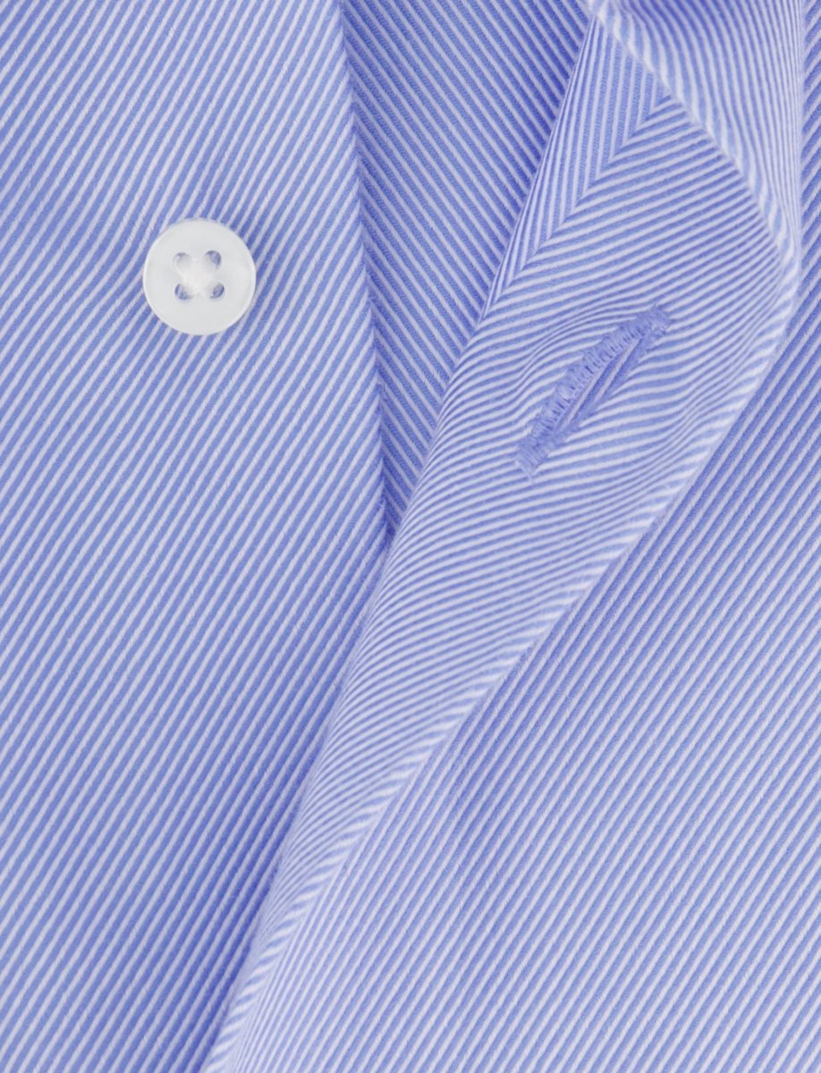 overhemd Eterna Modern Fit blauw katoen